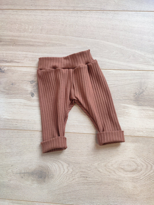 OUTLET Legging rib roest