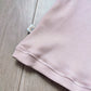 T-shirt jurk roze rib