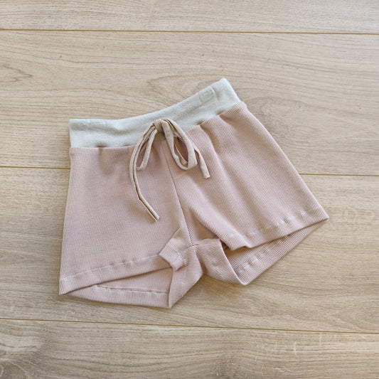 OUTLET short baby rib roze