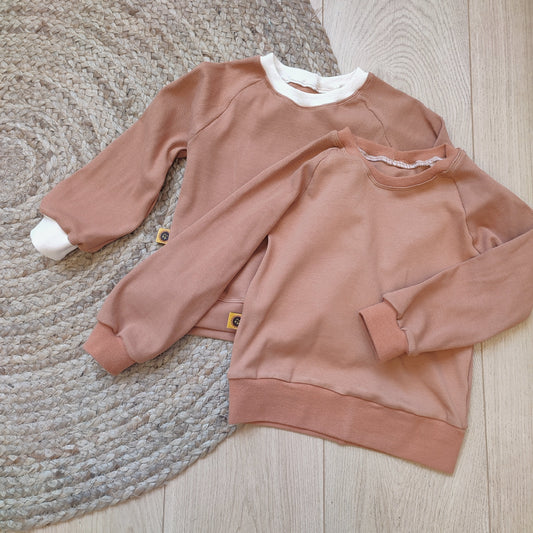 OUTLET Sweater rib peacan