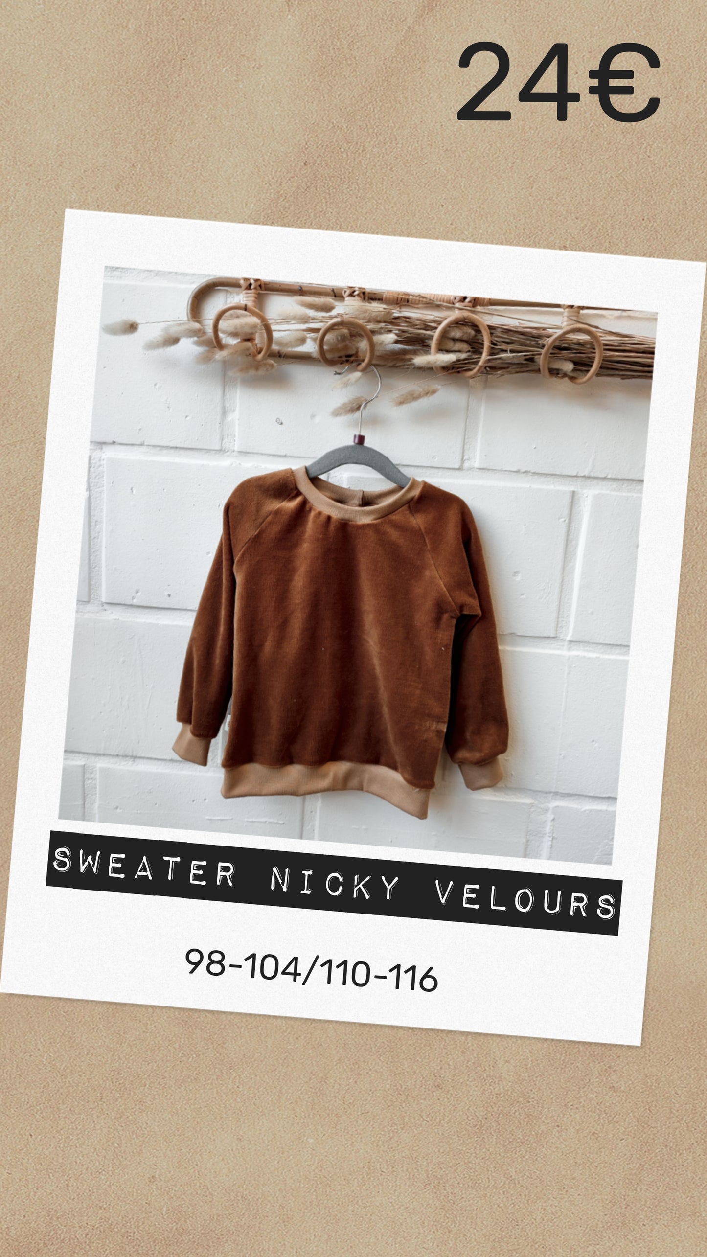 Sweater nicky velours